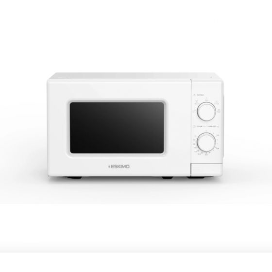 ESKIMO ES MWO720W Φούρνος Μικροκυμάτων 20lt Λευκό